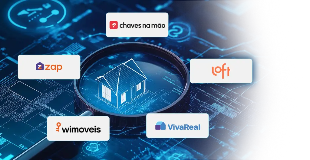 Portais ZAP, VivaReal, Loft, Wimoveis, Chaves na Mão